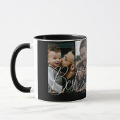 カスタムモダンPhoto Collage Fanthers Day マグカップ (左)