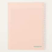 カスタムモダンPhoto Create Your Own Cute プランナー手帳 (裏面)