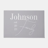 カスタムモダンScriptファミリ名 ドアマット (正面)