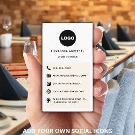 カスタムモダンWebサイトのロゴ 名刺