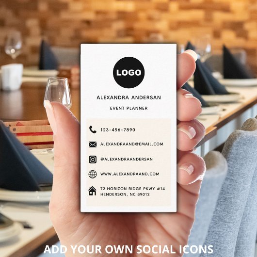 カスタムモダンWebサイトのロゴ 名刺