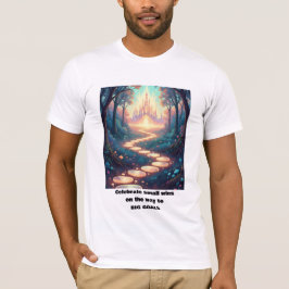 カスタムモチベーショナルクオートTシャツ Tシャツ