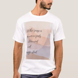 カスタムモチベーショナルクオートTシャツ Tシャツ