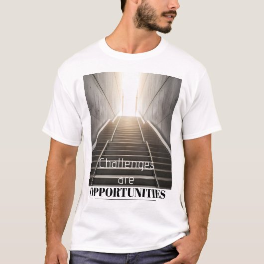 カスタムモチベーショナル 引用Tシャツ Tシャツ (正面)