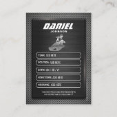 カスタムモトクロス取引カード、ダートバイクギフトカード コーリングカード (裏面)