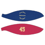 カスタムモノグラムのチームクラブプレイヤー名番号 バスケットボール (パネル)