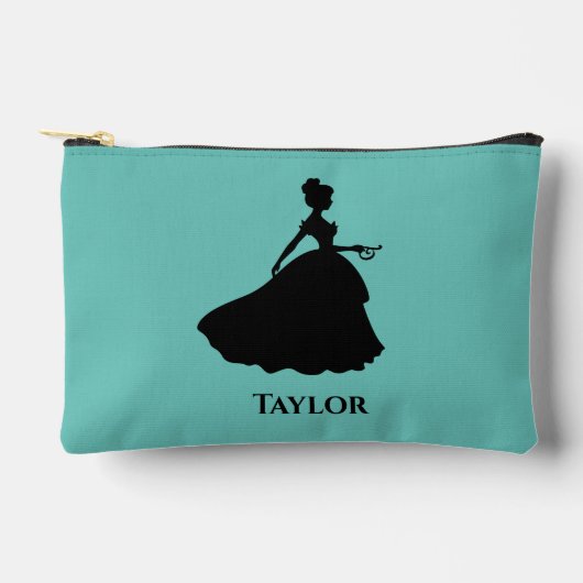 カスタムモノグラムのプリンセス アクセサリーポーチ (正面)