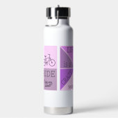 カスタムモノグラムのライフは乗り熱狂する物 ウォーターボトル (右面)