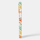 カスタムモノグラムの水の色の芸術的パターン Case-Mate iPhoneケース (裏面 / 左)