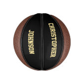 カスタムモノグラムの選手チームクラブスクール名 ミニバスケットボール (縦)