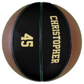 カスタムモノグラムの選手チーム名番号 バスケットボール (縦)