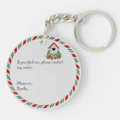 カスタムモノグラムの キーホルダー (裏面)