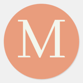 カスタムモノグラムの ラウンドシール