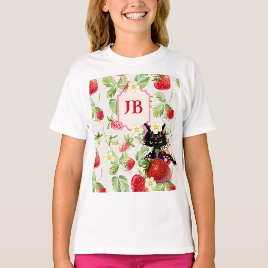 カスタムモノグラムの Tシャツ (正面)