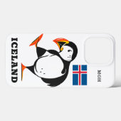 カスタムモノグラムアイスランド Case-Mate iPhoneケース (裏面 (横))