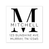 カスタムモノグラムアドレス自己インク入力スタンプ セルフインキングスタンプ (デザイン)