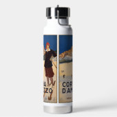 カスタムモノグラムイタリアスキー ウォーターボトル (左面)