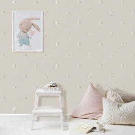 カスタムモノグラムイニシャルパターングレイジググレーベージュ 壁紙