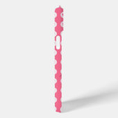 カスタムモノグラムイニシャルピンクハート Case-Mate iPhoneケース (裏面 / 右)