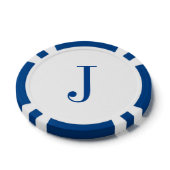 カスタムモノグラムイニシャルファーザーズデイトランプのポーカーチップ ポーカーチップ (トップ)