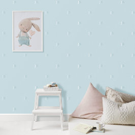 カスタムモノグラムイニシャル模様なだめ青 壁紙