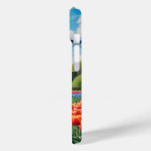 カスタムモノグラムオランダウィンドミル&チューリップ Case-Mate iPhoneケース (裏面 / 左)