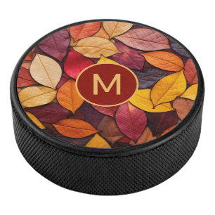 カスタムモノグラムカラフル紅葉 アイスホッケーパック