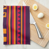 カスタムモノグラムキルトキッチンタオル キッチンタオル (四つ折り)