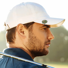 カスタムモノグラムケルトスタイルオロボロス ゴルフハットクリップ