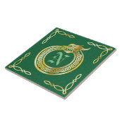 カスタムモノグラムケルトスタイルオロボロス タイル (側面)