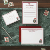 カスタムモノグラムダックスシャンドホリデーギフトリスト ポストイット