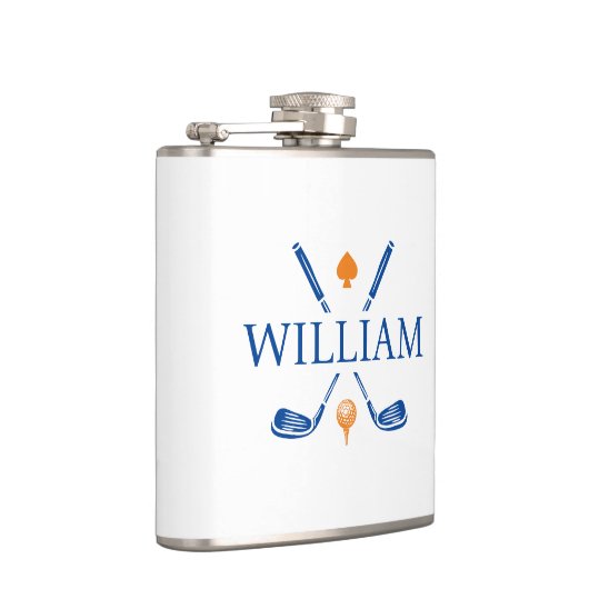 カスタムモノグラムネームゴルフクラブエースクラシック フラスク (右)