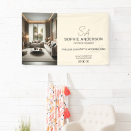 カスタムモノグラムフォトクリームプロフェッショナル事業 横断幕