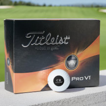 カスタムモノグラムモダンイニシャルシンプル白黒