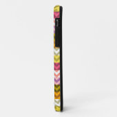 カスタムモノグラムモダンシボロンジグザグ7 Case-Mate iPhoneケース (裏面/左)
