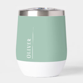 カスタムモノグラムモダン、セージ・グリーン