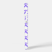 カスタムモノグラムレターパステルパープルスターパターン Case-Mate iPhoneケース (裏面 / 左)