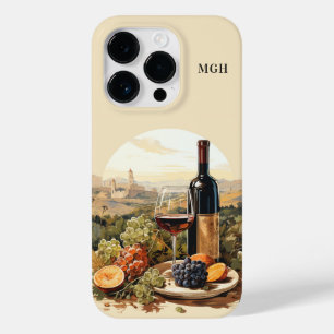 カスタムモノグラムワインラバーズ Case-Mate iPhone 14 PROケース