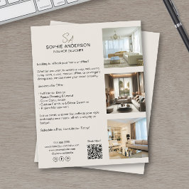 カスタムモノグラム写真QRプロフェッショナル事業 チラシ