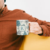 カスタムモノグラム冬は来の コーヒーマグカップ