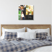 カスタムモノグラム卒業2014 Photo Collage キャンバスプリント (インサイチュ (寝室))