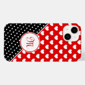 カスタムモノグラム印象的な色iPhoneカバー Case-Mate iPhoneケース (裏面 (横))