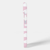 カスタムモノグラム可愛いガーリーピンクのクラウドギフト Case-Mate iPhoneケース (裏面 / 左)