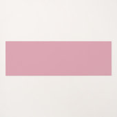 カスタムモノグラム名ピンクパターン ヨガマット (裏面(横))