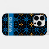 カスタムモノグラム名地中海の電話ケース Case-Mate iPhoneケース (裏面 (横))