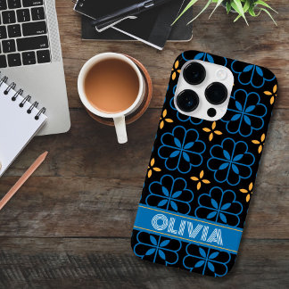 カスタムモノグラム名地中海の電話ケース Case-Mate iPhone 14 PROケース