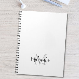 カスタムモノグラム名 ノートブック