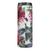 カスタムモノグラム名Red Poinsettia タンブラー (裏面)