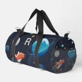 カスタムモノグラム外宇宙シャトルムーンスターズ ダッフルバッグ (右コーナー)