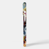 カスタムモノグラム抽象芸術女性ポートレート電話ケース Case-Mate iPhoneケース (裏面 / 左)